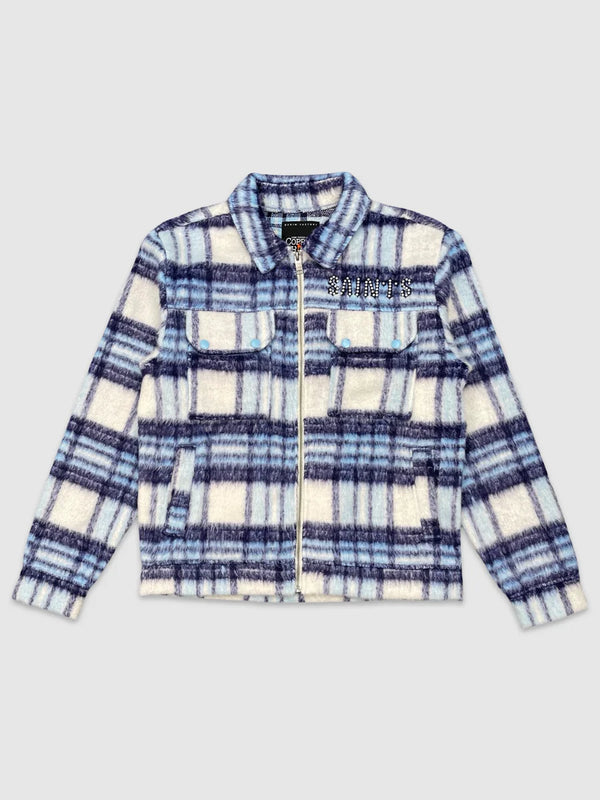 Fur Flannel Jacket